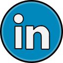 linkedin, media, social svg vector icon