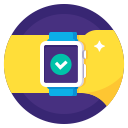 apple, checkmark, completed, done, hand, sport, watch svg vector icon