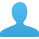 user,blue icon