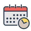 clock, manage, resolutions, schedule, time, watch, work svg vector icon