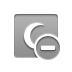 red,crescent,delete icon