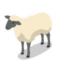 animal, animals, farm, rural, sheep svg vector icon