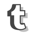 logo, media, online, social, tumblr, tumblr logo, tumblr new logo svg vector icon