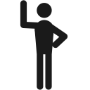 attitude, behaviour, human, proud, shaktiman, superhero svg vector icon
