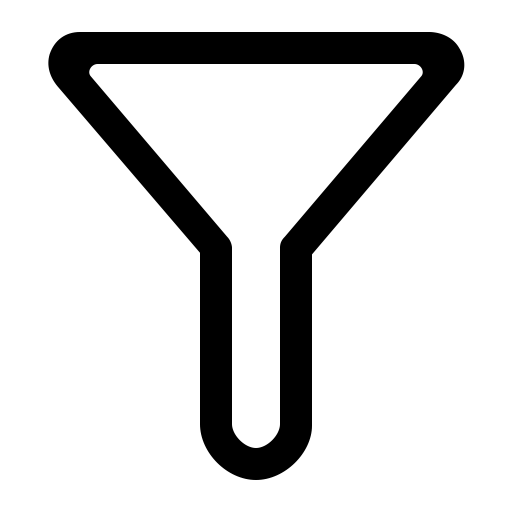 Filter svg vector icon