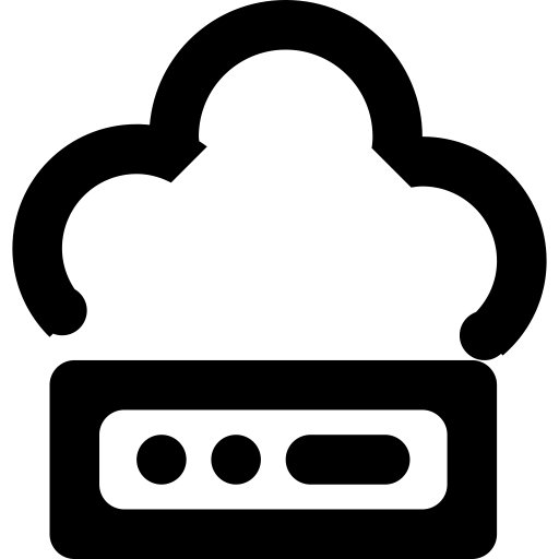 Cloud Development Host svg vector icon
