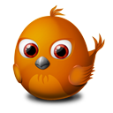 animal, bird, firebird, twitter icon