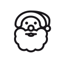 christmas, claus, santa, santa-claus svg vector icon