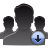 download, group, user icon