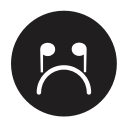 disappointed, emoji, emotion, smiley svg vector icon