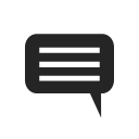 comment, communicate, message, notification, text svg vector icon