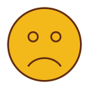 angry, emoji, emot, face, sad svg vector icon