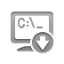 terminal,down icon