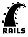 on, rails, ruby svg vector icon