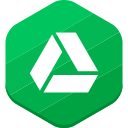 google drive, social network svg vector icon