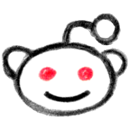 pencil, reddit icon