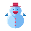 build, christmas, decorate, decoration, man, snow, snowman svg vector icon