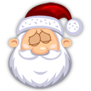sleeping,santa claus icon