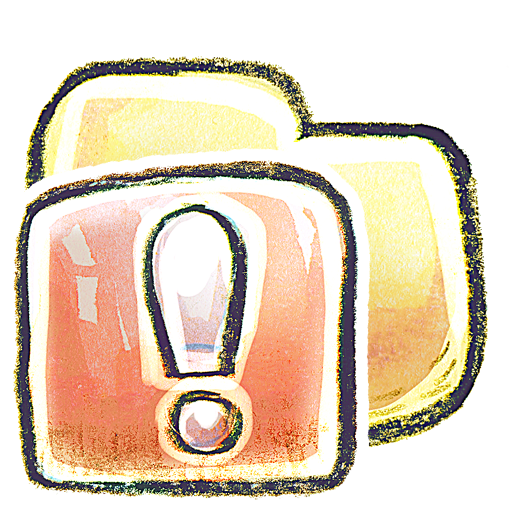 folder, important icon