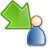move,waiting,participant,green icon