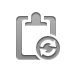 clipboard,refresh icon