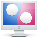 flickr,monitor,display,screen,social,computer icon