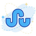 media, social, stumbleupon svg vector icon