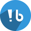 !b, b!, buzz, yahoo, yahoobuzz svg vector icon