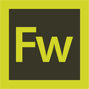 adobe, fireworks, logo icon