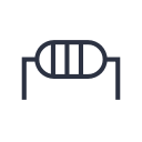 electronic, machine, side, transistor svg vector icon