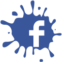 social,media,blot,set,facebook icon
