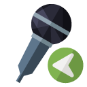 microphone,left icon