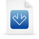 blue, document, file, paper icon