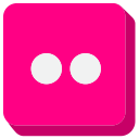 flickr, logo, media, multimedia, social, social media, socialmedia svg vector icon