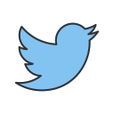 bird, communication, logo, media, online, social, twitter svg vector icon