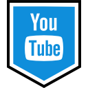 logo, media, social, tube, you svg vector icon