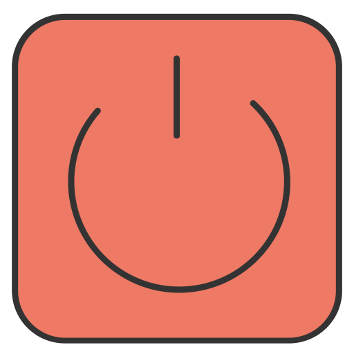 Shutdown svg vector icon