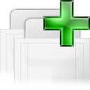 tab,new,raised icon