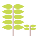drop, green, nature, tear, tree svg vector icon