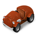 car, orange icon