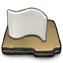 white,flagged icon