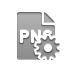 file,format,png,gear icon
