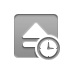eject,clock icon