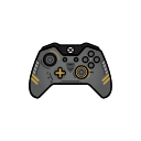 aw, cod, controller, gamer, xbox one svg vector icon