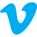 video, vimeo svg vector icon