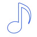 audio, media, music, note, player, sound, volume svg vector icon