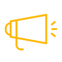 ads, announcement, bullhorn, loud, marketing, megaphone svg vector icon