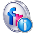 flickr, info icon
