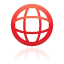 red, web icon