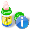 feeding,bottle,info,information,about icon
